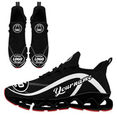 Custom Black White Maxsoul Shoes Personalized Sneaker FN003XD-D020391-15
